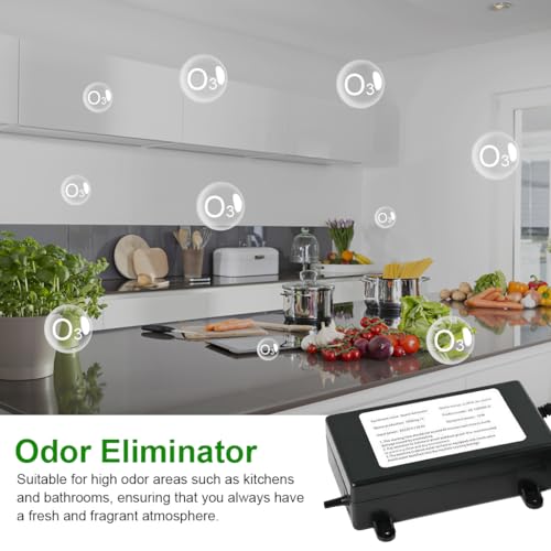 HASTHIP® Household Ozone Generator Multifunctional for Air Purification Water Treatment Vegetable Cleaning 1000 mg/h Machine Purifying 3 PCS HASTHIP® Household Ozone Generator Multifunctional for Air Purification Water Treatment Vegetable Cleaning 1000 mg/h Machine Purifying 3 PCS